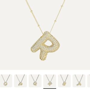 Bella & Co Initial Bubble Necklace